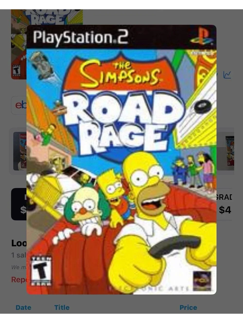 The Simpsons Road Rage for PlayStation 2